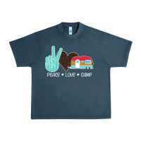 Midnight Navy Peace Love Camp Urban Heavy Tee - Bettercallsaul