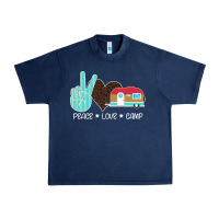 Navy Peace Love Camp Urban Heavy Tee - Bettercallsaul