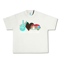 Pistachio Peace Love Camp Urban Heavy Tee - Bettercallsaul