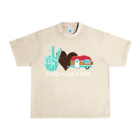 Sandshell Peace Love Camp Urban Heavy Tee - Bettercallsaul