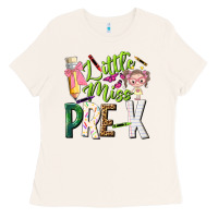 Bone little miss pre k Ladies Tee - NancyCooperArtShop