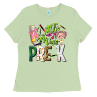 Matcha little miss pre k Ladies Tee - NancyCooperArtShop