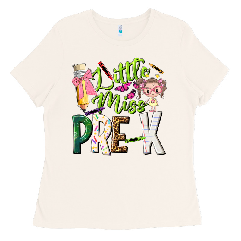 Little Miss Pre K Ladies Tee by NancyCooperArtShop | Teevron