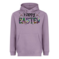 Lavender Happy Easter Heavyweight Hoodie - CowhideDigitalArt