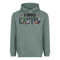 Sage Happy Easter Heavyweight Hoodie - CowhideDigitalArt