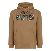 Toasted Coconut Happy Easter Heavyweight Hoodie - CowhideDigitalArt