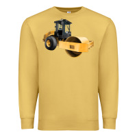 Antique Gold Compactor Illustrations Premium Sweatshirt - LillyAllenDesigns