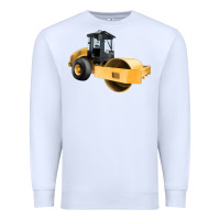 White Compactor Illustrations Premium Sweatshirt - LillyAllenDesigns