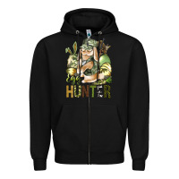 Black Egg Hunter Zipper Hoodie - BundleAndBundleShop