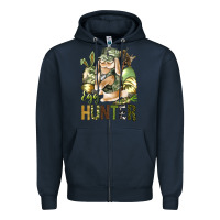 Navy Egg Hunter Zipper Hoodie - BundleAndBundleShop