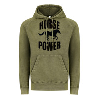 Vintage Olive Horse Power Vintage Hoodie - Bettercallsaul