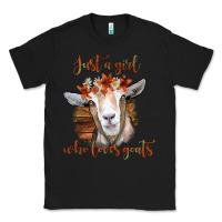 Black Just a Girl Who Loves Goat Classic Tee - Bettercallsaul