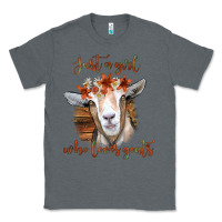 Charcoal Heather Just a Girl Who Loves Goat Classic Tee - Bettercallsaul