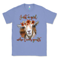 Colony Blue Just a Girl Who Loves Goat Classic Tee - Bettercallsaul