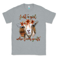 Heather Grey Just a Girl Who Loves Goat Classic Tee - Bettercallsaul