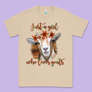 Just A Girl Who Loves Goat Classic Tee Designed By Bettercallsaul