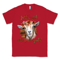Red Just a Girl Who Loves Goat Classic Tee - Bettercallsaul