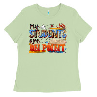 Matcha my students are on point Ladies Tee - NancyCooperArtShop