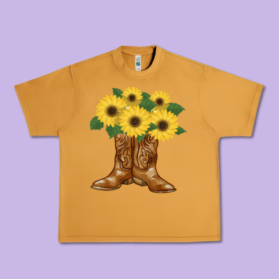 Cowgirl Boots Urban Heavy Tee Designed By Bettercallsaul