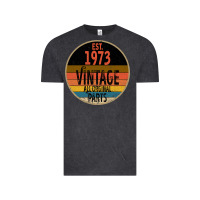 Vintage Black Est 1973 Vintage All Original Parts Vintage Tee - Bettercallsaul