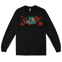 Black viva mexico long live mexico Long Sleeve Tee - Jasminsmagicworld
