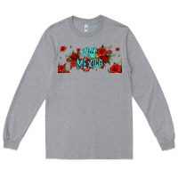 Heather Grey viva mexico long live mexico Long Sleeve Tee - Jasminsmagicworld