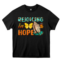 Black rejoicing in hope Heavy Core Tee - NancyCooperArtShop