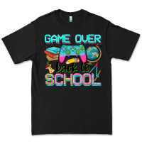 Black game over back to school Premium Tee - NancyCooperArtShop