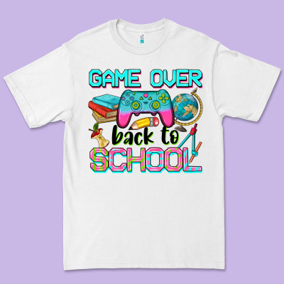 Game Over Back To School Premium Tee Designed By Nancycooperartshop
