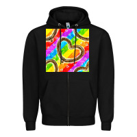Black Pride lgbtq leopard heart balloons pattern Zipper Hoodie - BundleAndBundleShop