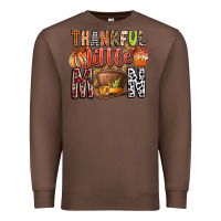 Chestnut Thankful Little Mon Premium Sweatshirt - CowhideDigitalArt