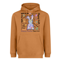 Meerkat Happy Easter Heavyweight Hoodie - CowhideDigitalArt