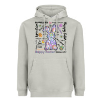 Moon Dust Happy Easter Heavyweight Hoodie - CowhideDigitalArt