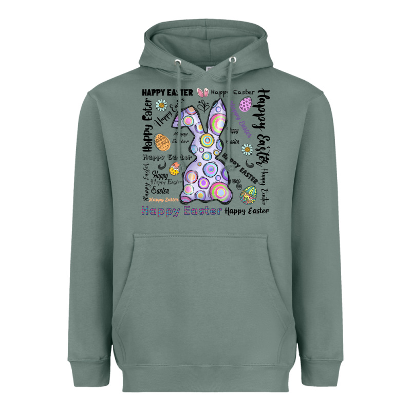 Happy Easter Heavyweight Hoodie by CowhideDigitalArt | Teevron