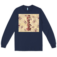 Navy hogwarts with letters Long Sleeve Tee - TumblerDesignByShophia