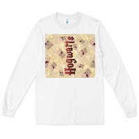 White hogwarts with letters Long Sleeve Tee - TumblerDesignByShophia