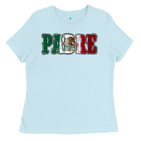 Baby Blue Mexican Flag Padre Ladies Tee - Jasminsmagicworld