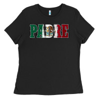 Black Mexican Flag Padre Ladies Tee - Jasminsmagicworld