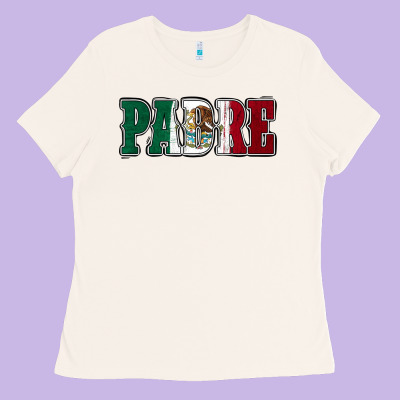 Mexican Flag Padre Ladies Tee Designed By Jasminsmagicworld