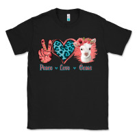 Black Peace Love Goats Classic Tee - Bettercallsaul