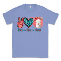 Colony Blue Peace Love Goats Classic Tee - Bettercallsaul