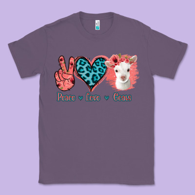 Peace Love Goats Classic Tee Designed By Bettercallsaul
