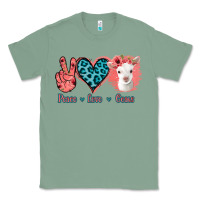 Sage Peace Love Goats Classic Tee - Bettercallsaul