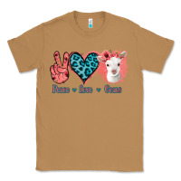 Toasted Coconut Peace Love Goats Classic Tee - Bettercallsaul