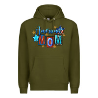 Army Green American mom Mother's Day Premium Hoodie - FaDigitalArtStudio