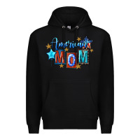 Black American mom Mother's Day Premium Hoodie - FaDigitalArtStudio