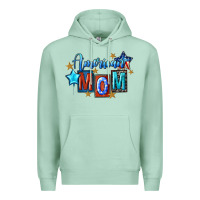 Seafoam American mom Mother's Day Premium Hoodie - FaDigitalArtStudio