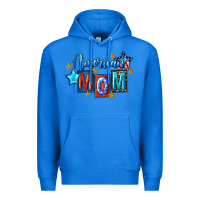 True Royal American mom Mother's Day Premium Hoodie - FaDigitalArtStudio