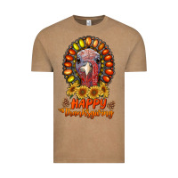 Vintage Coffee happy thanksgiving gemstone Vintage Tee - RanaPortraitStore