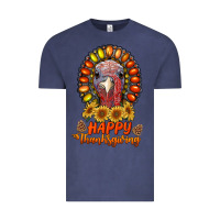 Vintage Denim happy thanksgiving gemstone Vintage Tee - RanaPortraitStore